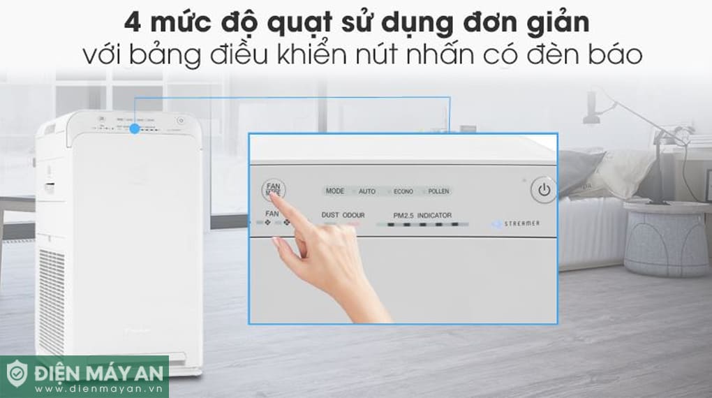 Máy lọc không khí Daikin MC40UVM6-7 23W